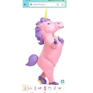 Adult Unicorn blowup costume